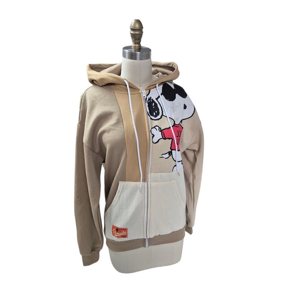 Peanuts Snoopy “Joe Cool” Color Block Full Zip Hoodie –S- NWT - Picture 5 of 7